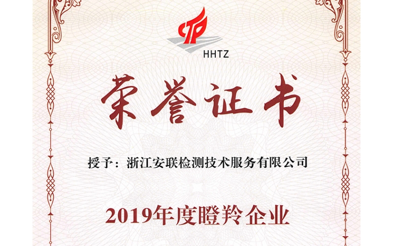 2019年度瞪羚企業(yè)